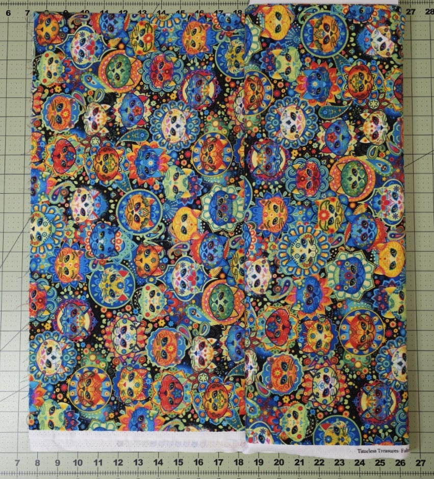 Cat (Multi) by Timeless Treasures C7817