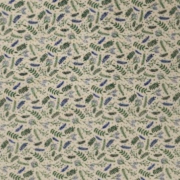 Blue on Ivory Branching Out by Jade Mosinski for RJR Fabrics JM 110 B16