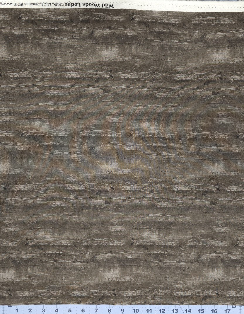 Black Wood Grain - Wild Wood Lodge by Wilmington Prints 59029 999