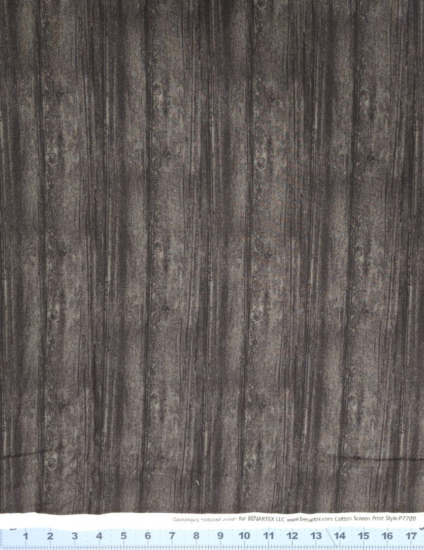 Washed Wood Gunmetal - Contempo Studio for Benartex 07709 14