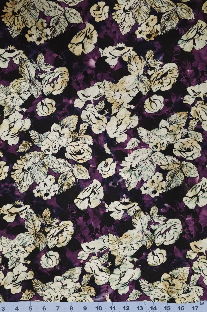 Pansy - Flower Petals by Banyan Batiks
