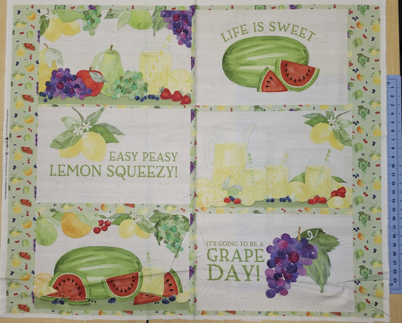 Monthly Placemat August Panel by Tara Reed for Riley Blake Designs