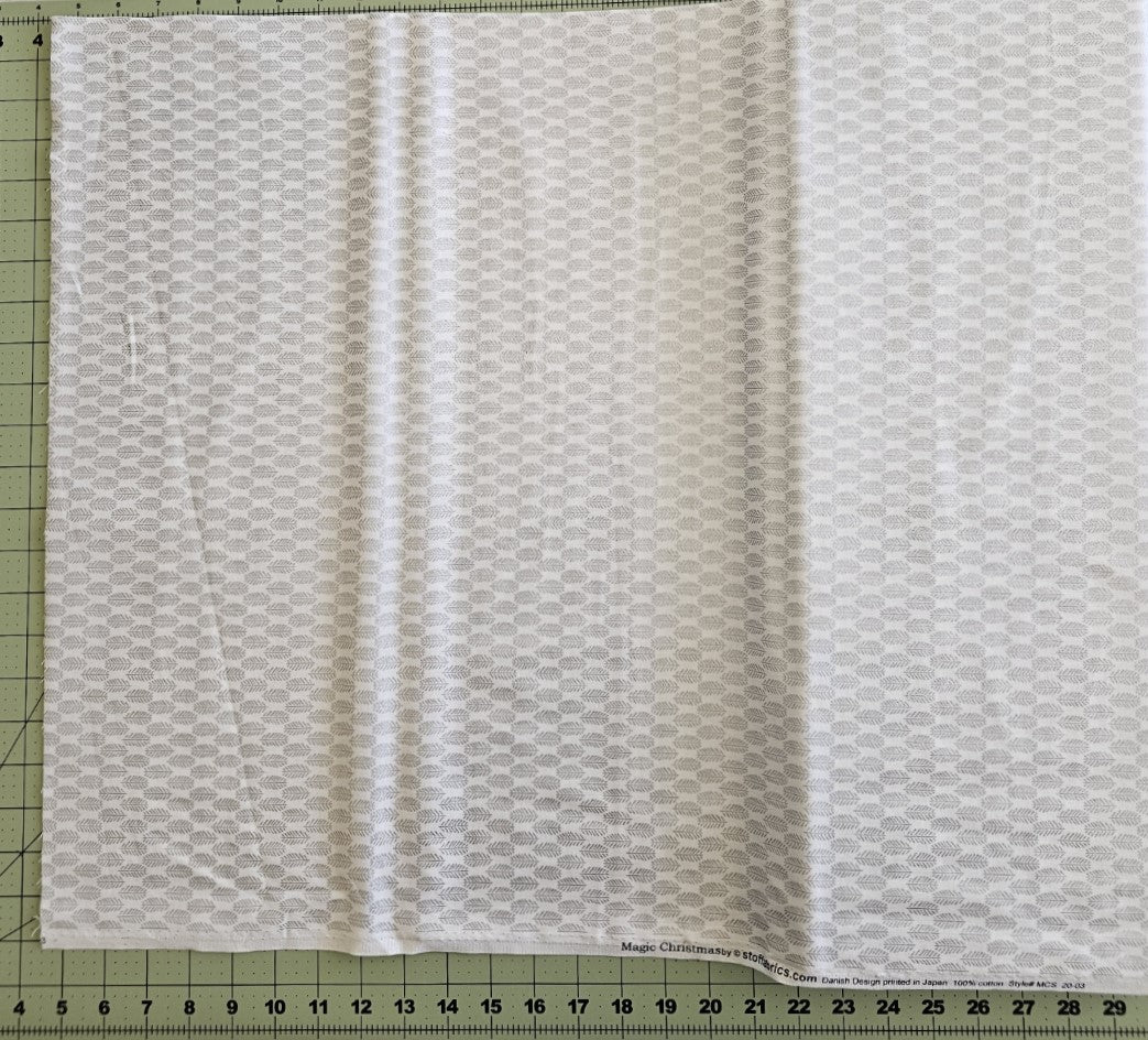Magic Christmas Silver Leaves by Stof Fabrics for Blank
