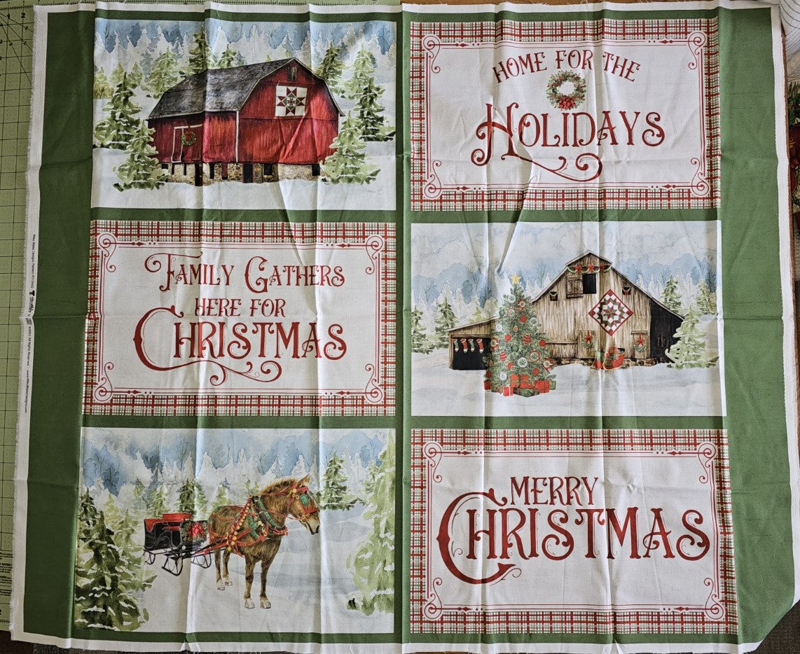Monthly Placemat December Panel by Tara Reed for Riley Blake Designs