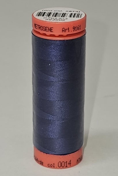 Mettler Metrosene All Purpose Thread - 0674 Light Midnight