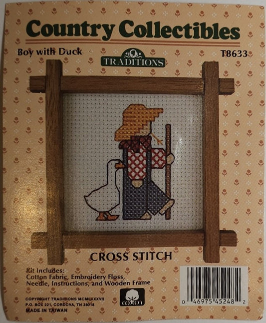 Country Collectibles - Boy with Duck