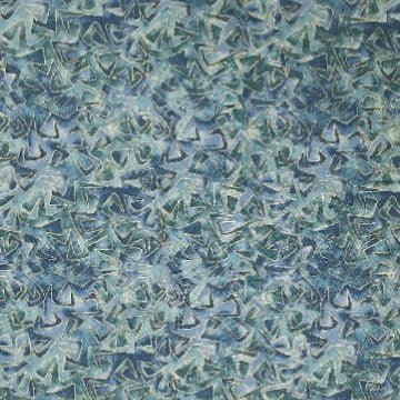 Teal Triangular Motion by Benartex  4206M 54