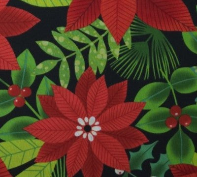 Holly Holiday Black by Alexander Fabrics 8892