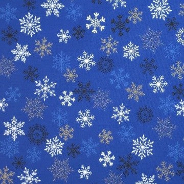 Sparkling Snowflakes Blue by Kanvas Studio 12523M
