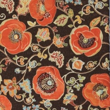 Brown Poppy by Delphine Corbin for The Blank Quilting Corp 9972