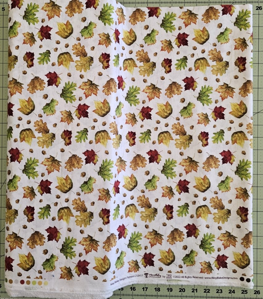 Monthly Placemats - Leaves Multi by Tara Reed for  Riley Blake Designs C12417