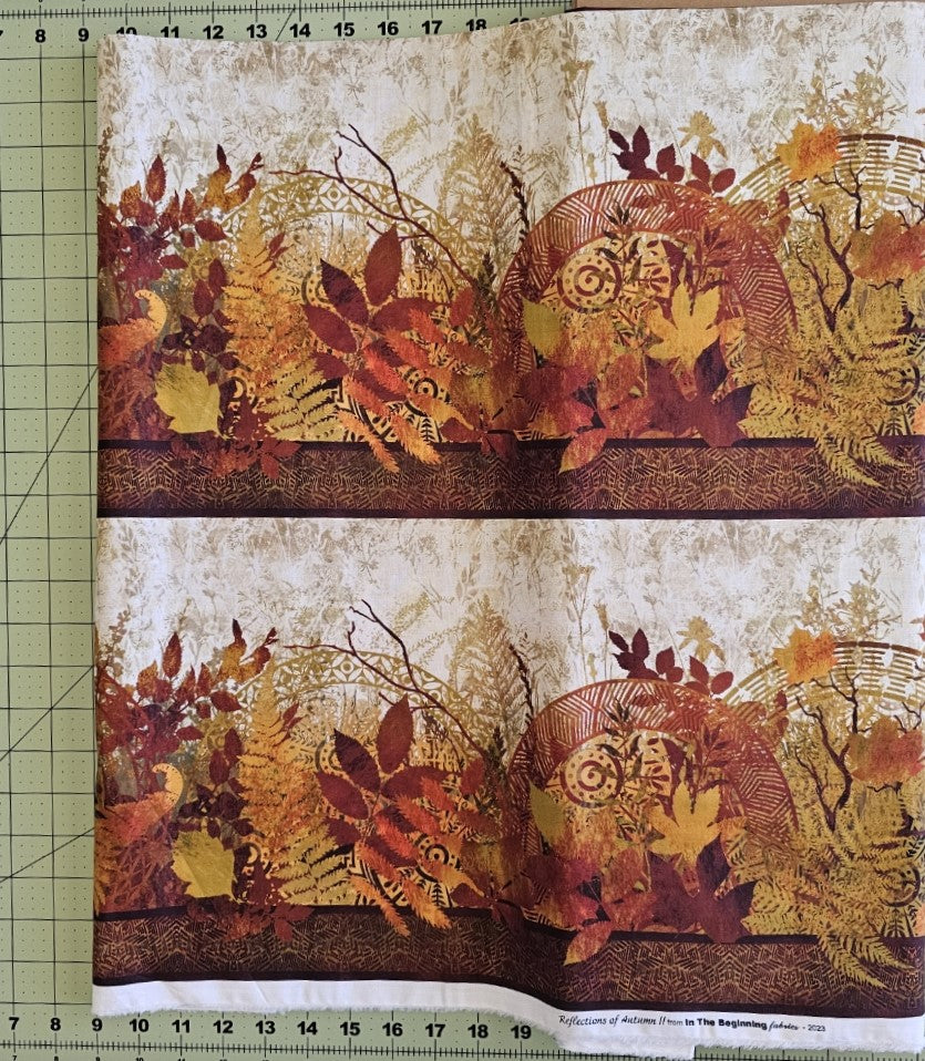 Reflections of Autumn II - Autumn Border from ITB Studio for In the Beginning fabrics 20RA-1