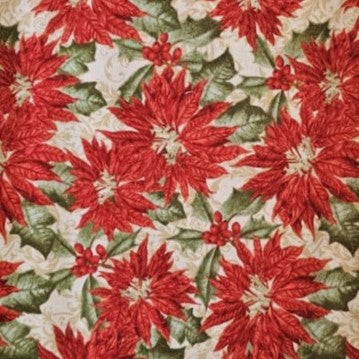 Christmas Poinsettia - Yuletide Botanica by Camelia Creation Studio for Blank Quilting 1065