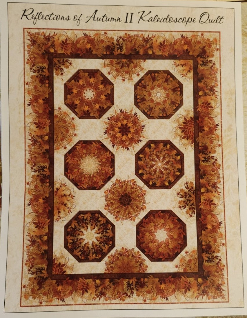 Reflections of Autumn II Kaleidoscope Quilt Kit