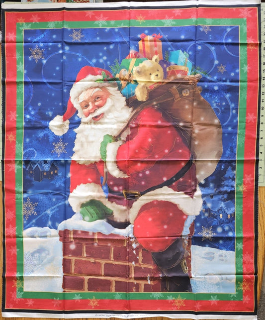 Gifts from Santa Panel #27735R by Liza Bea for QT Fabrics