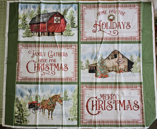 Monthly Placemat December Panel by Tara Reed for Riley Blake Designs