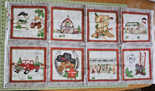 Giddy Up Santa panel by Blank Quilting Corp. 1167-90